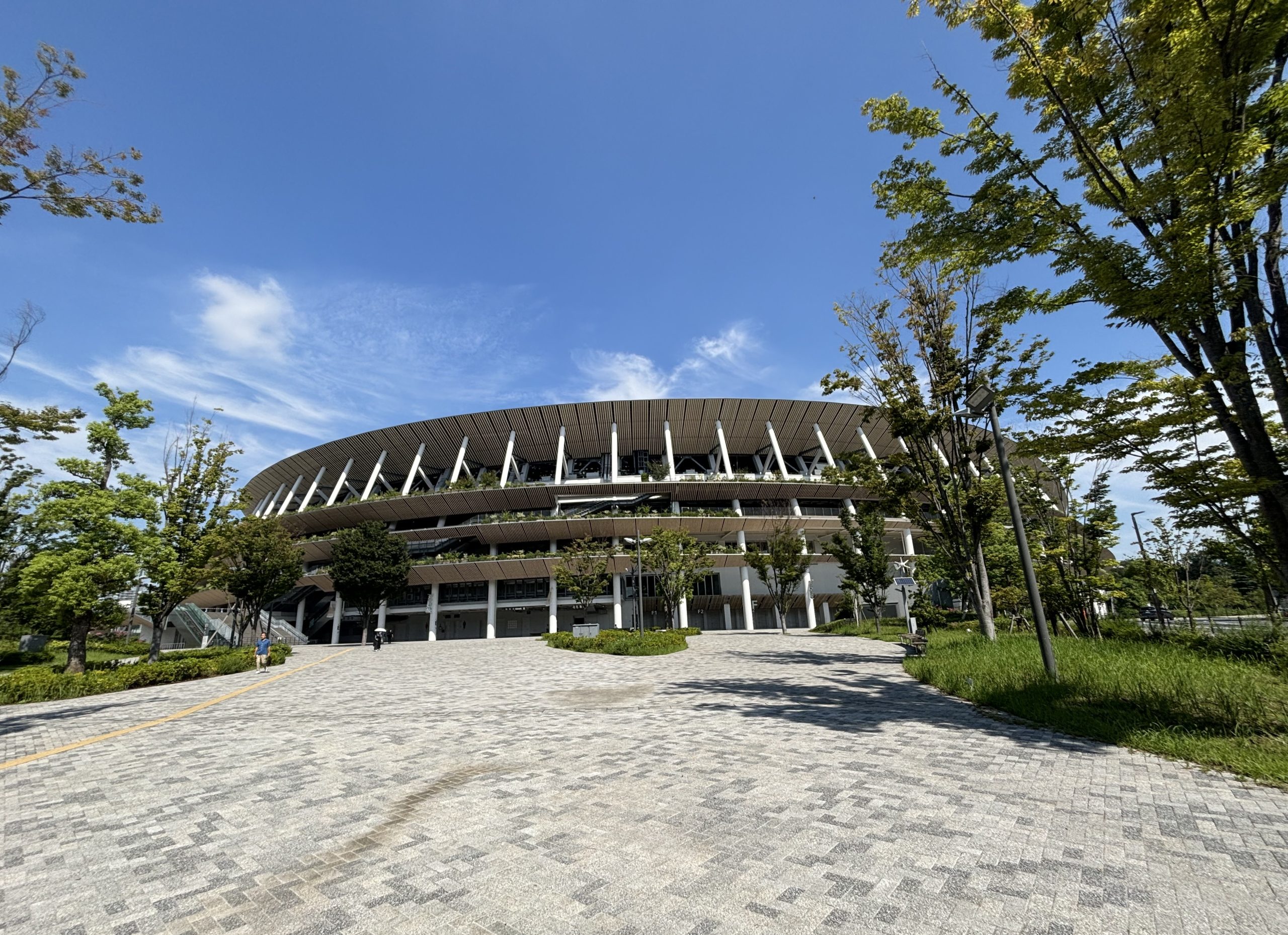 国立競技場の全体を収めた写真