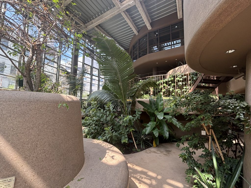 渋谷区ふれあい植物センター内部の写真